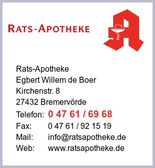 Rats-Apotheke, Apotheker Egbert Willem de Boer e.K.